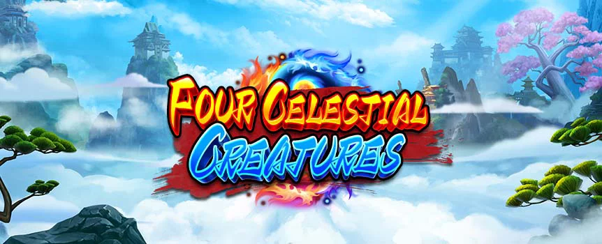 Guard the galaxy and the ethereal realm in the slot Celestial Creatures on Joe Fortune. As you traverse the 5x3 layout you’ll encounter a Free Spins round, Activated Reel, and Random Five of a Kind Prize.