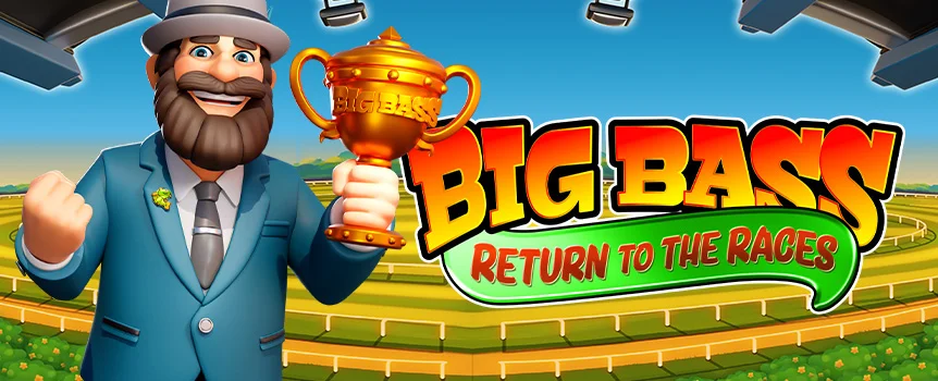 Head to the races to see if you have what it takes to walk away with the Max Win of x5,000 in Big Bass Return to the Races.