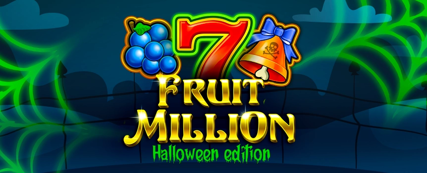 Start playing the Fruit Million online slot today at Joe Fortune and see if you can cover a payline with sevens and win a stunning 3,000x your payline bet!