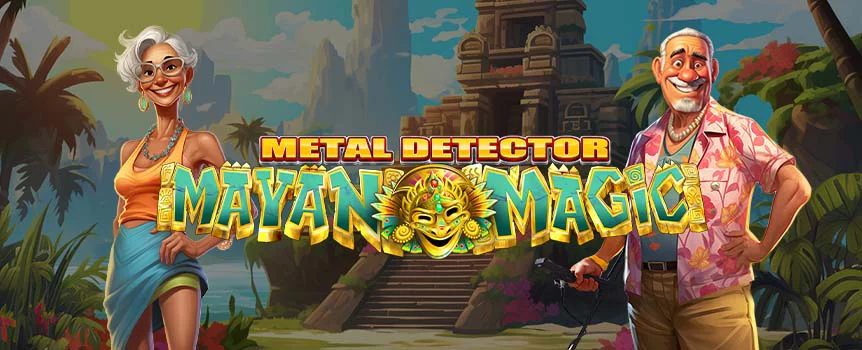 Enjoy some fun in the sun with the slot Metal Detector: Mayan Magic on Joe Fortune. Use your trusty metal detector to uncover Multiplier Wilds, the Hold-and-Win Bonus, and more!